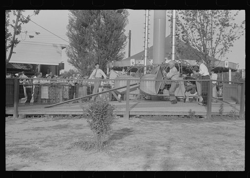 Scene at Buckeye Lake Amusement Park, near Columbus, Ohio (see general caption)