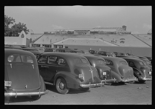 Untitled photo, possibly related to: Murals on Convention Hall at Buckeye Lake Amusement Park near Columbus, Ohio (see general caption)