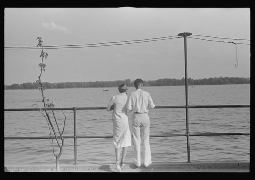 Looking over Buckeye Lake, near Columbus, Ohio (see general caption)