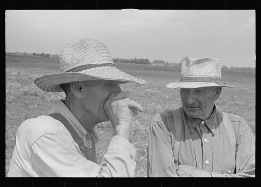 Members of threshing crew, central Ohio