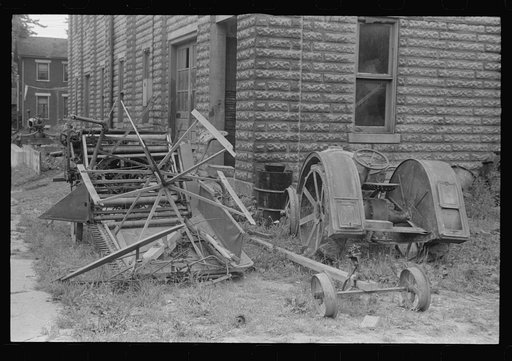 Farm machinery graveyard, Marysville, Ohio