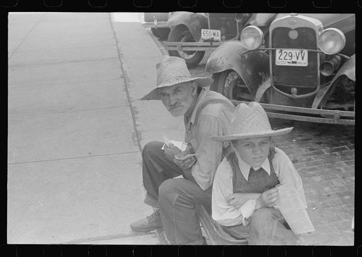 Untitled photo, possibly related to: People on relief, Urbana, Ohio