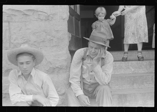 Untitled photo, possibly related to: Waiting for relief, Urbana, Ohio
