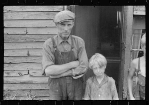 Untitled photo, possibly related to: Family on relief near Urbana, Ohio