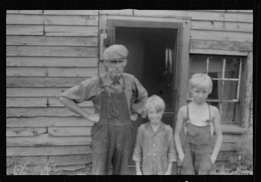 Untitled photo, possibly related to: Family on relief near Urbana, Ohio