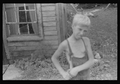 Untitled photo, possibly related to: Family on relief near Urbana, Ohio