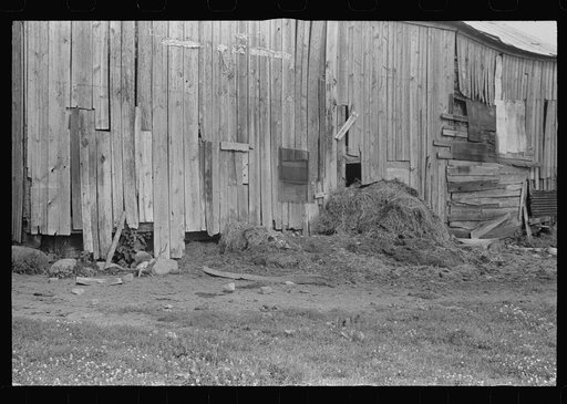 Detail of farm on Route 40 central Ohio (see general caption)