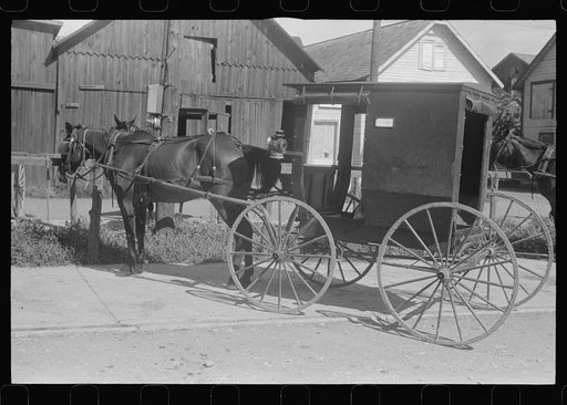Amish wagon, Plain City, Ohio