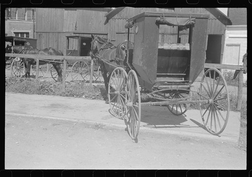 Amish wagon, Plain City, Ohio