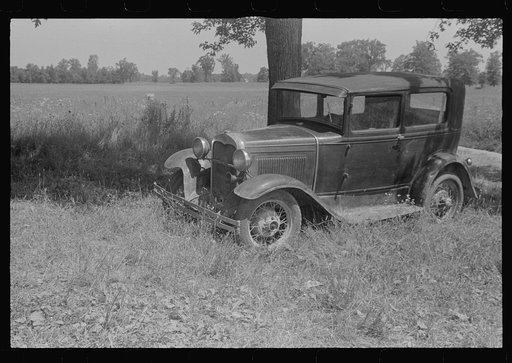 Automobile, farmland auction, New Carlisle [i.e. Marysville], Ohio