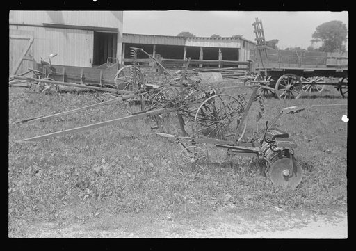Farm machinery for public auction, central Ohio