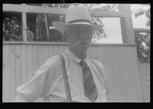 Farmer at county fair in central Ohio