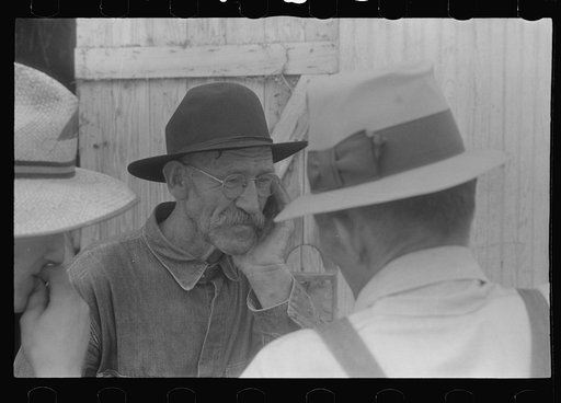 Farmers at public auction, central Ohio