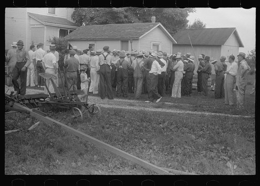 Public auction in central Ohio