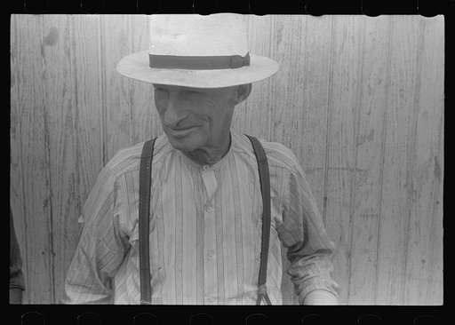Farmer at public auction, central Ohio