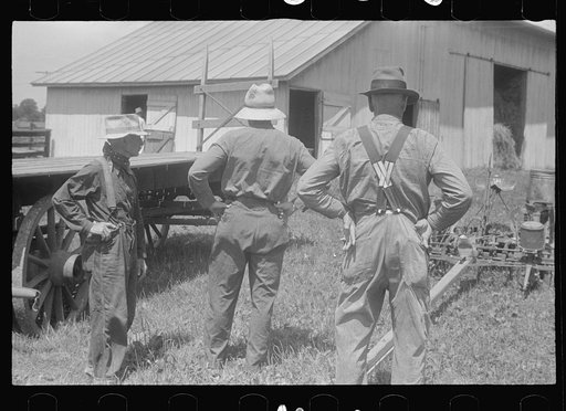 Farmers at public auction, central Ohio