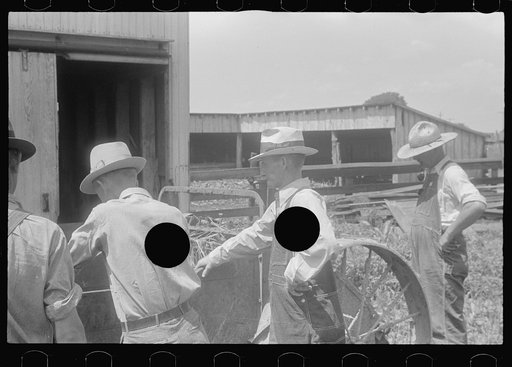 Untitled photo, possibly related to: Farmers at public auction in central Ohio