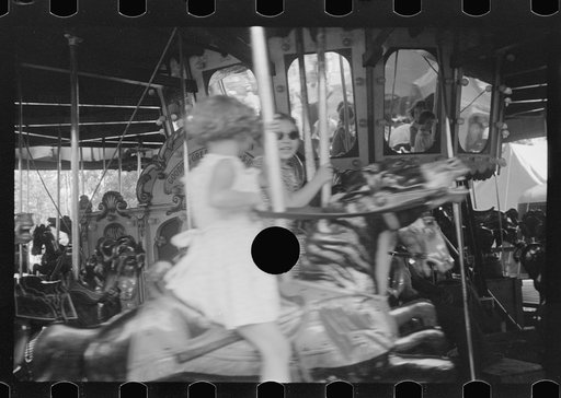 Untitled photo, possibly related to: Spectators at county fair, central Ohio
