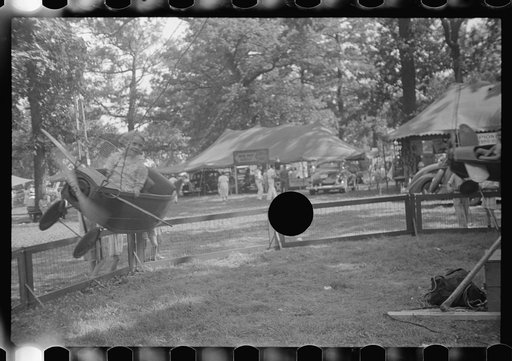 Untitled photo, possibly related to: Spectators at county fair, central Ohio