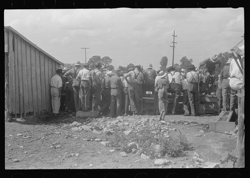 Untitled photo, possibly related to: Farmers at public auction, central Ohio