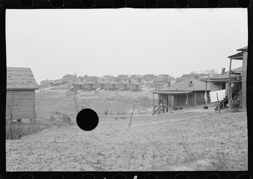Untitled photo, possibly related to: Negro houses, Winston-Salem, North Carolina