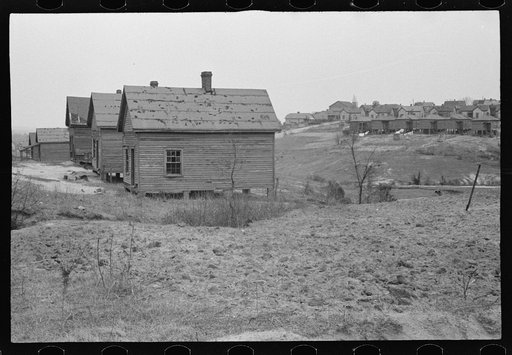 Untitled photo, possibly related to: Negro houses, Winston-Salem, North Carolina