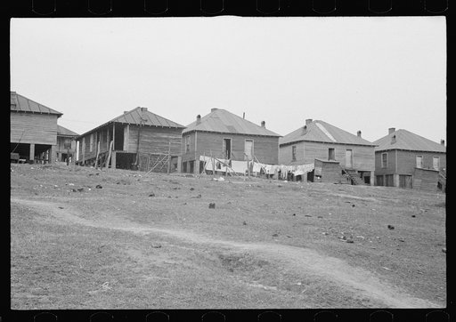 Untitled photo, possibly related to: Negro houses, Winston-Salem, North Carolina