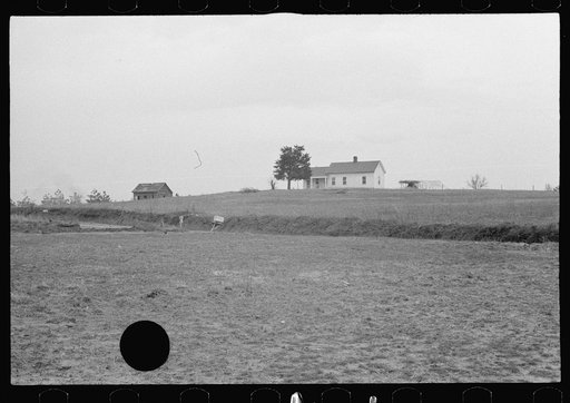 Untitled photo, possibly related to: Resettlement-constructed homestead near Eatonton, Georgia. Briar Patch Project