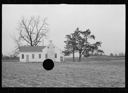 Untitled photo, possibly related to: Resettlement-constructed homestead near Eatonton, Georgia. Briar Patch Project