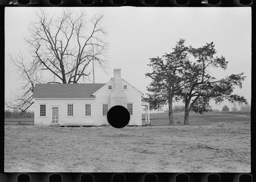 Untitled photo, possibly related to: Resettlement-constructed homestead near Eatonton, Georgia. Briar Patch Project