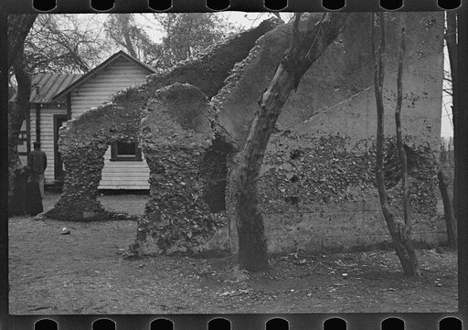 Untitled photo, possibly related to: Ruins of supposed Spanish mission. Tabby construction. St. Marys, Georgia