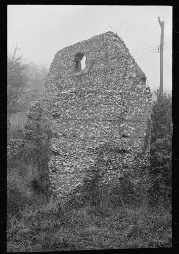 Untitled photo, possibly related to: Tabby construction. Ruins of supposed Spanish mission, St. Marys, Georgia