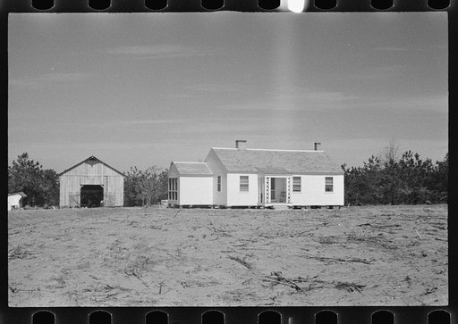 Untitled photo, possibly related to: Carpenter at work, Eatonton, Georgia. Briar Patch Project