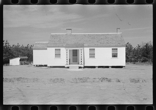 Untitled photo, possibly related to: Carpenter at work, Eatonton, Georgia. Briar Patch Project