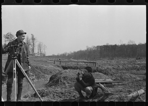 Untitled photo, possibly related to: Carpenter at the Greenbelt Project, Berwyn, Maryland