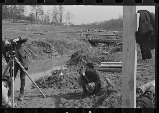 Untitled photo, possibly related to: Carpenter at the Greenbelt Project, Berwyn, Maryland
