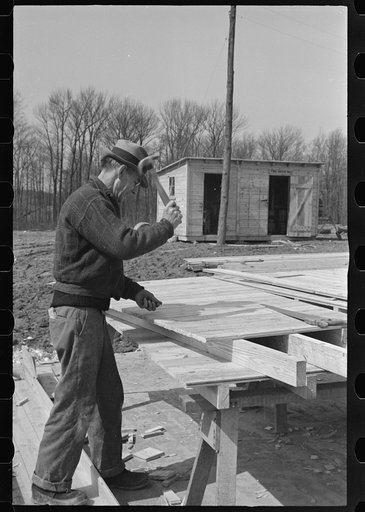 Carpenter at the Greenbelt Project, Berwyn, Maryland