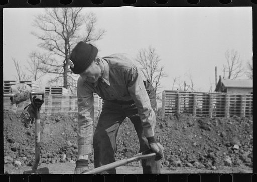 Untitled photo, possibly related to: Work progresses on sewage line near new sewage disposal plant, Berwyn, Maryland
