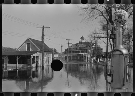 Untitled photo, possibly related to: Naples Casino during flood, Sebago Lake, Maine
