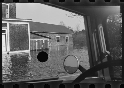Untitled photo, possibly related to: Sebago Lake flooding highway, Maine