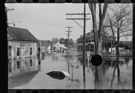 Untitled photo, possibly related to: Sebago Lake flooding highway, Maine