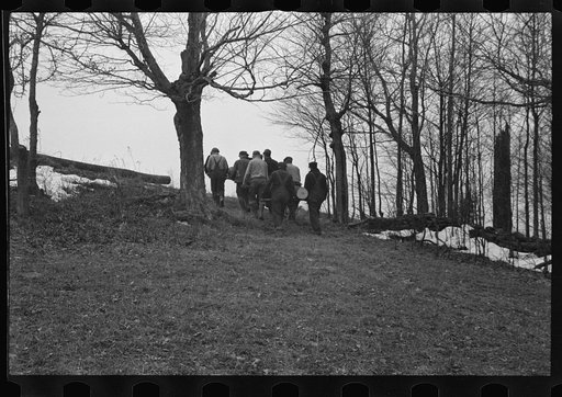 Untitled photo, possibly related to: Resettlement workers near Kingston, New York, Ulster County