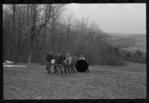 Untitled photo, possibly related to: Resettlement workers near Kingston, New York, Ulster County