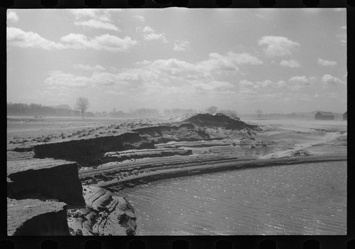 Untitled photo, possibly related to: Tobacco lands after the Connecticut River had subsided near Hatfield, Massachusetts