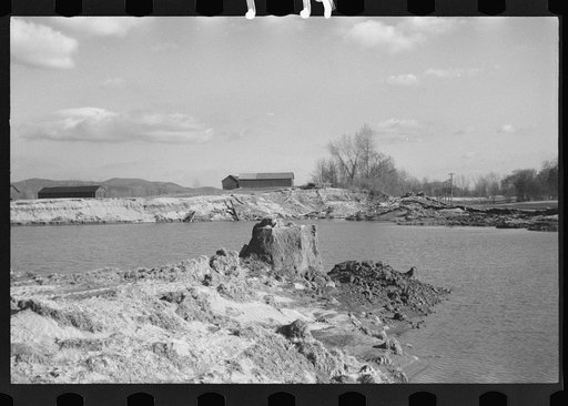 After the Connecticut River had subsided near Hatfield, Massachusetts
