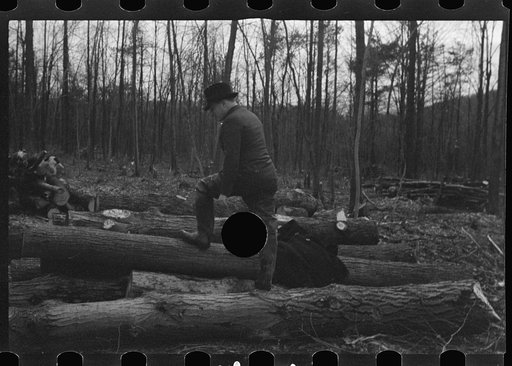 Untitled photo, possibly related to: Resettlement workers near Kingston, New York, Ulster County
