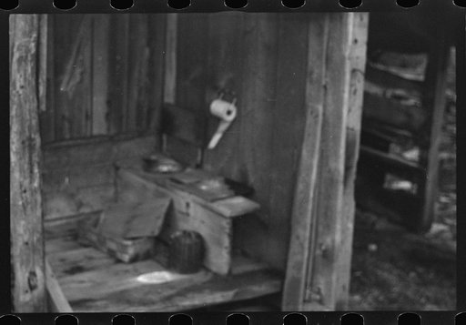 Untitled photo, possibly related to: Privy on wildlife area near Ithaca, New York, Tompkins County