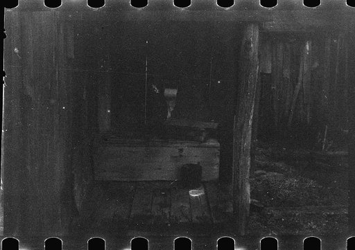 Untitled photo, possibly related to: Privy on wildlife area near Ithaca, New York, Tompkins County