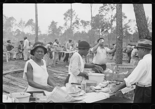 Untitled photo, possibly related to: Negroes on a picnic, Newport News, Virginia