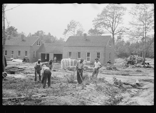 Negro workers on Newport News Homesteads, Virginia